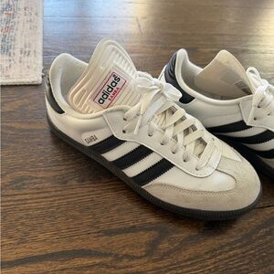 Adidas Samba White and Black Women's Sneakers